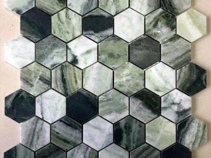 Prada Green and white mosaic Prada Green and white mosaic