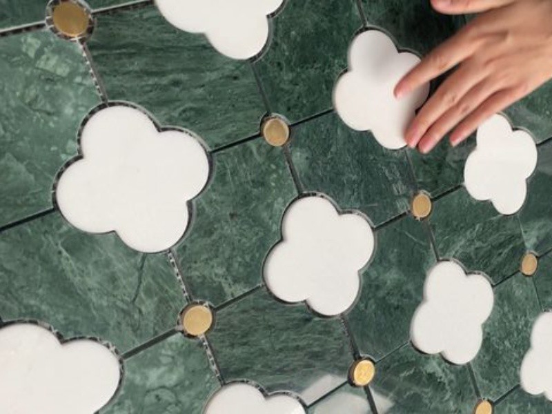 Prada Green Mosaic case Prada Green Mosaic case